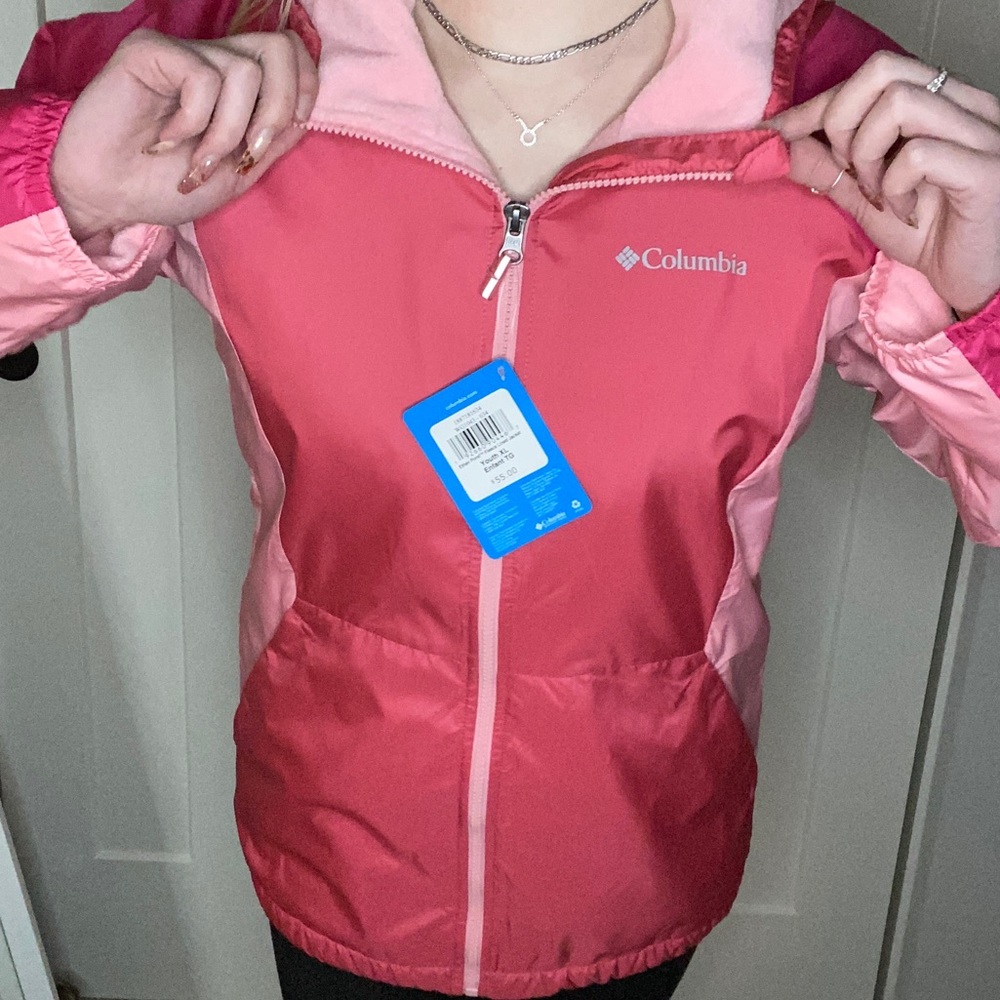 Columbia Fleece Lined Rain Jacket